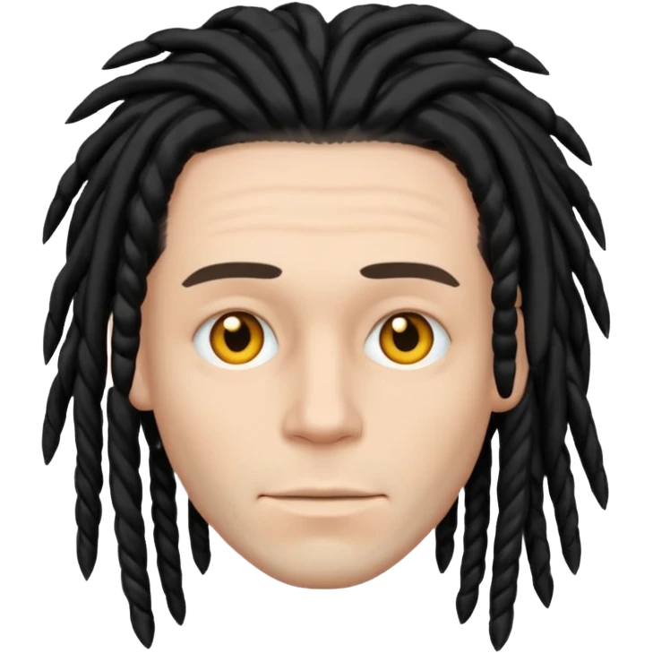 white man with black dreadlocks emoji