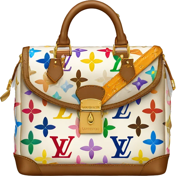 Multi color Louis Vuitton Bag  emoji