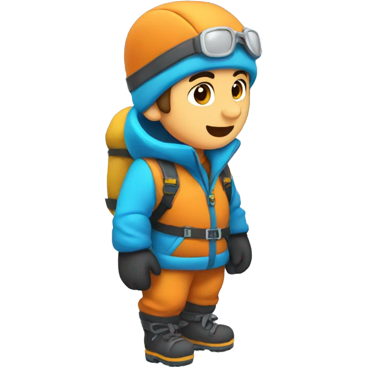 Ice climber emoji