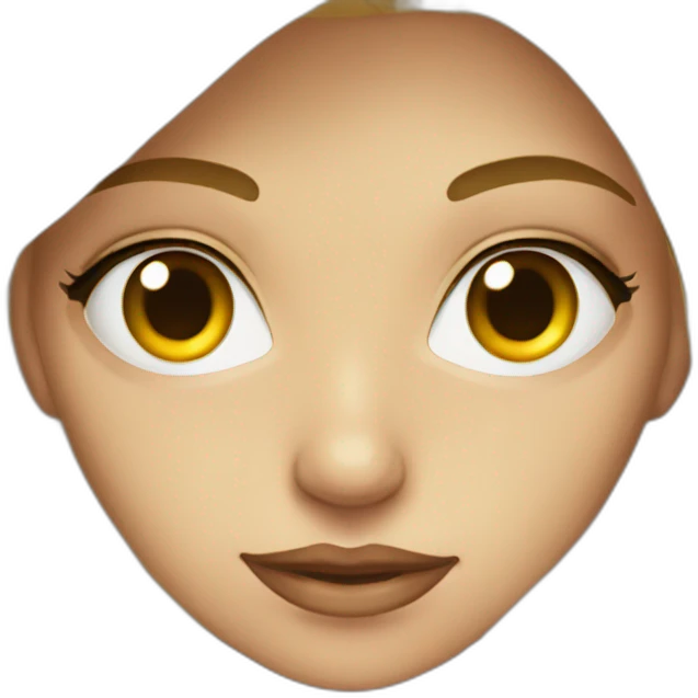 Blonde yeux sombres emoji