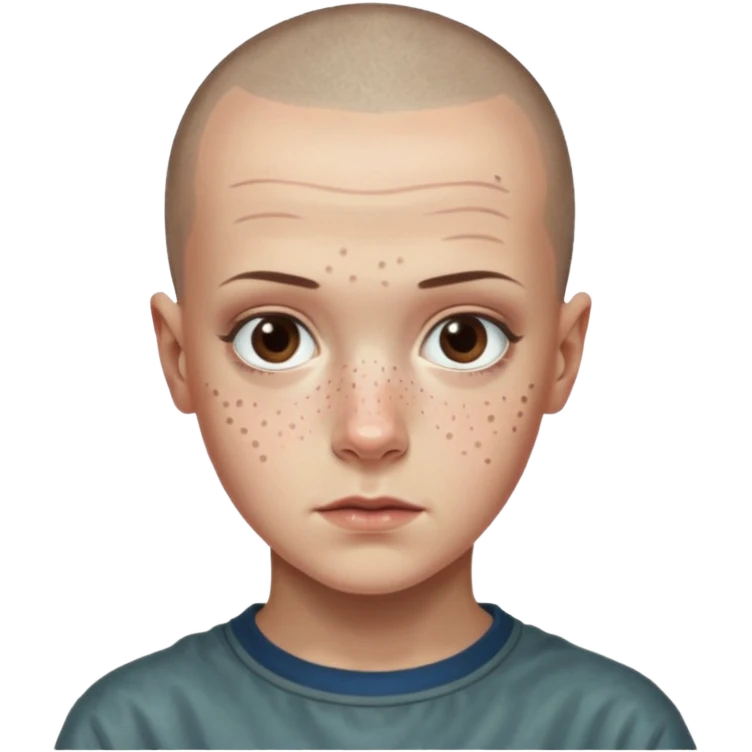 eleven from stranger things emoji
