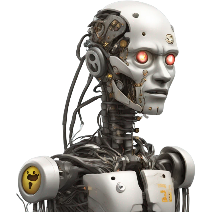 Dead cyborg emoji