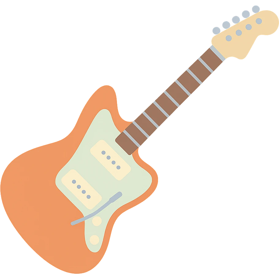 Fender Jazzmaster guitar emoji