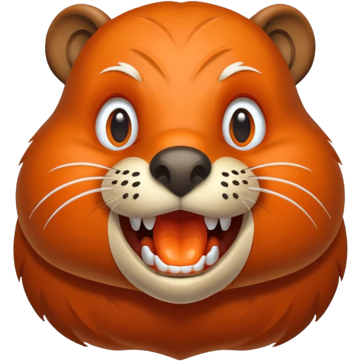 Beaver big teeth emoji