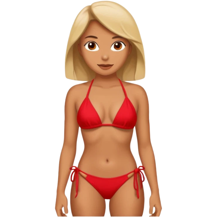 bikini red emoji