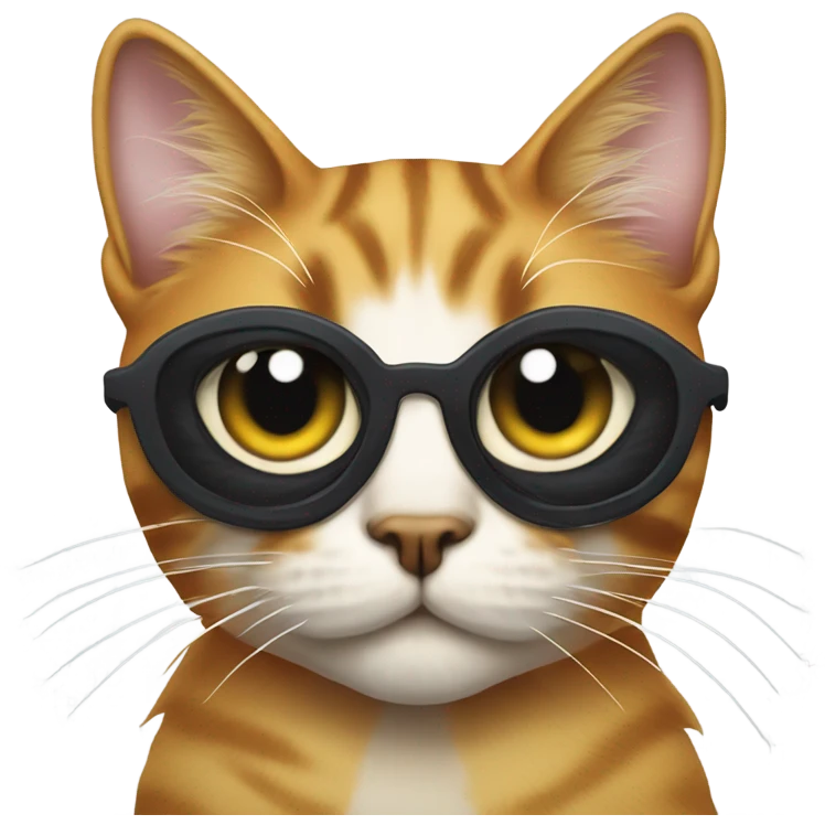 Cat with eye patch emoji
