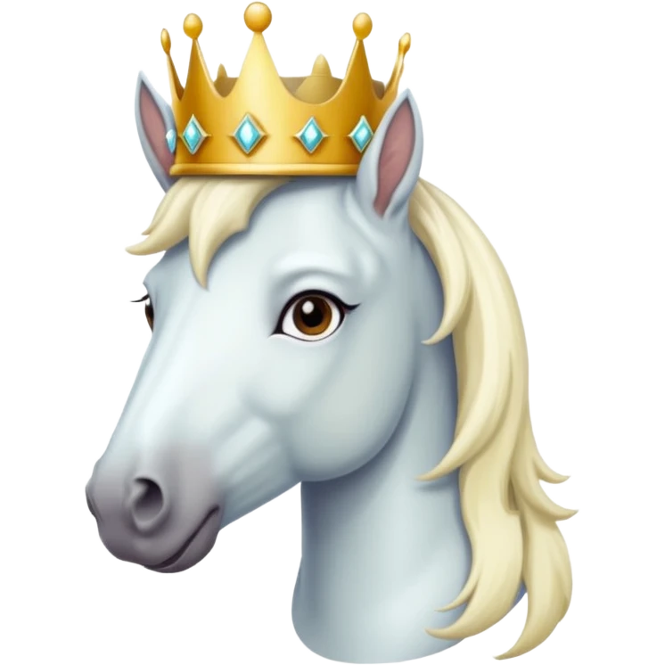 horse princess emoji