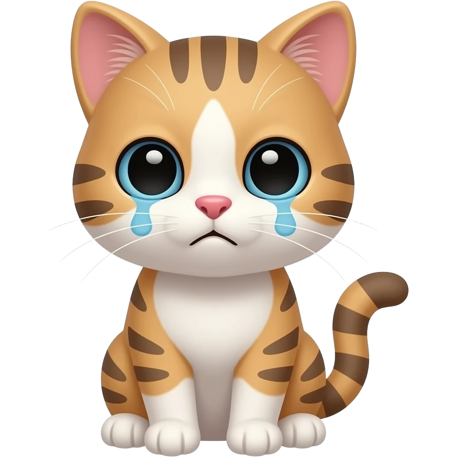 Sad kitty emoji