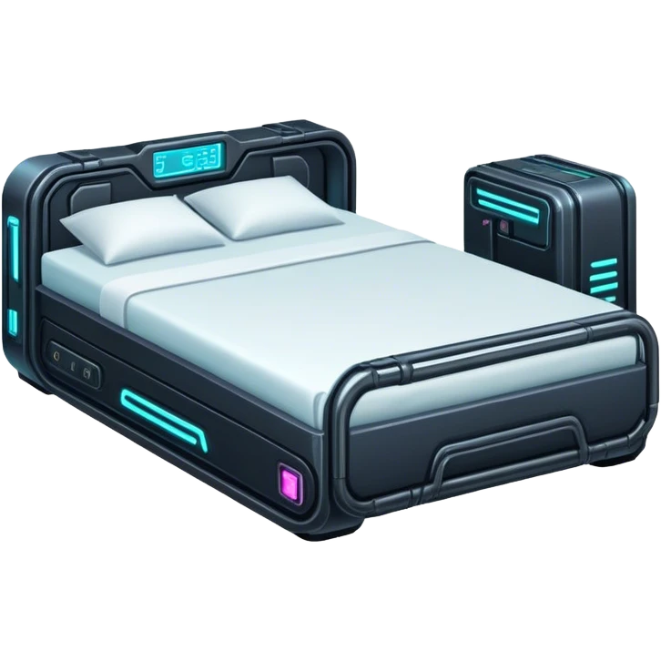 Cyberpunk bed emoji