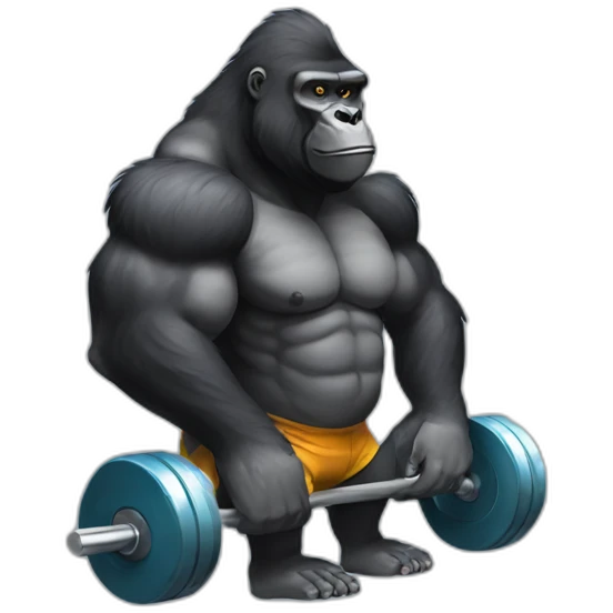 GYM-lover-GORILLA emoji