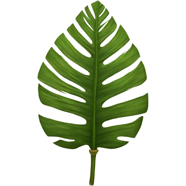 Palm frond with ornament  emoji