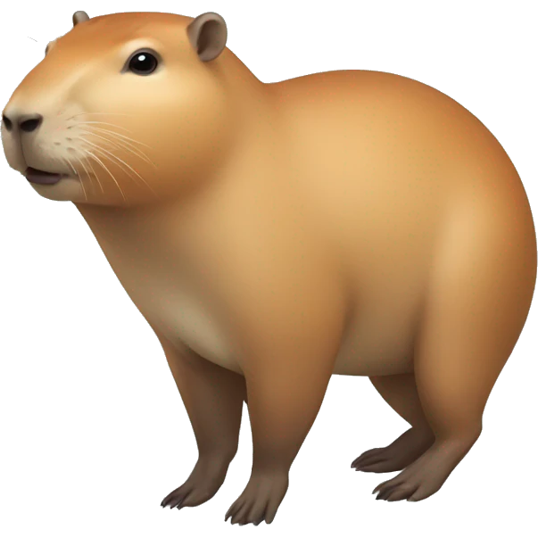 Capybara wearing bikini emoji