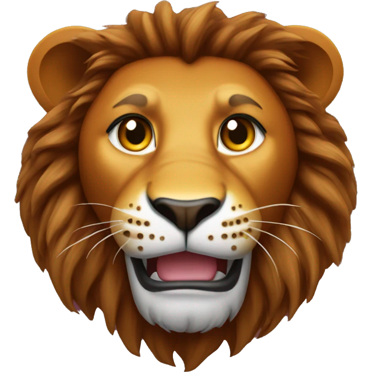 Draw a lion wearing a Galatasaray jersey emoji
