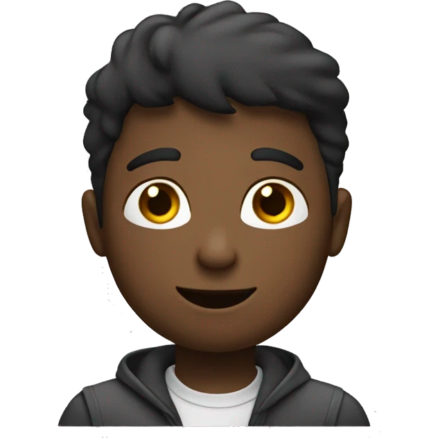 Boy with speechbubble emoji