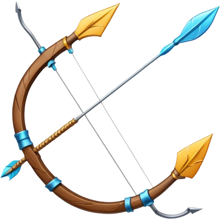 bow and Arrow water 
 emoji