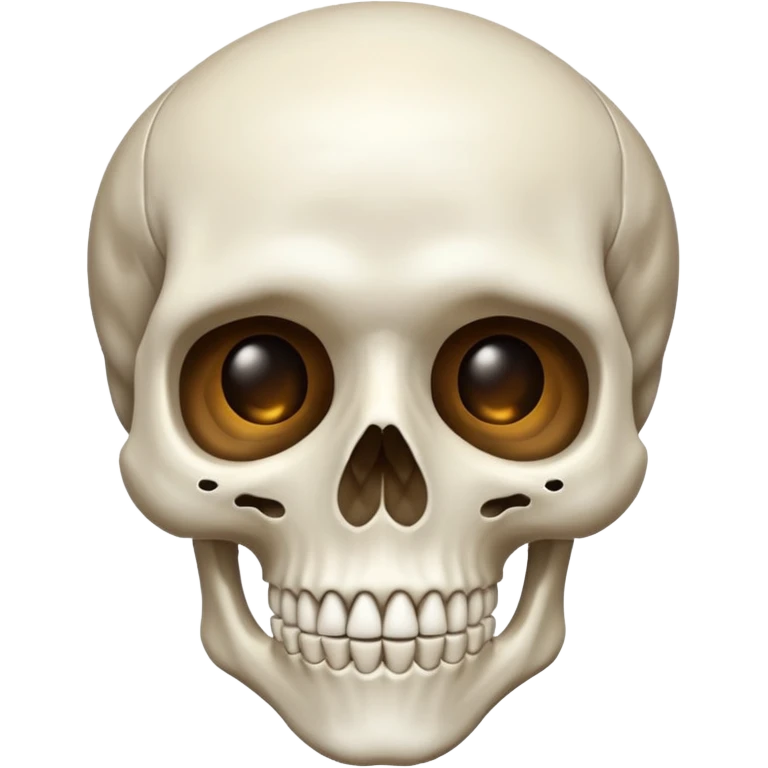 Mewing skeleton emoji