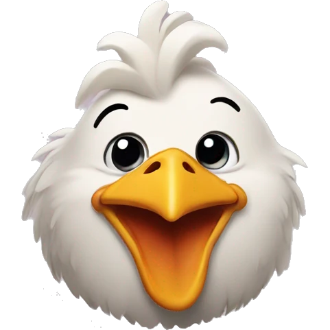 chicken smile emoji