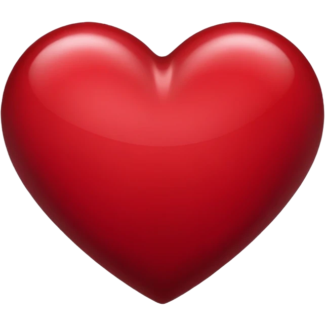 Dark red heart emoji