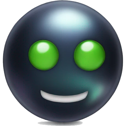 Black pearl emoji