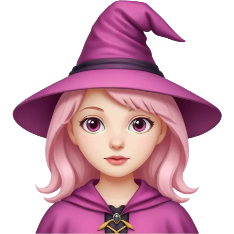 Wicked pink witch preppy girl  emoji