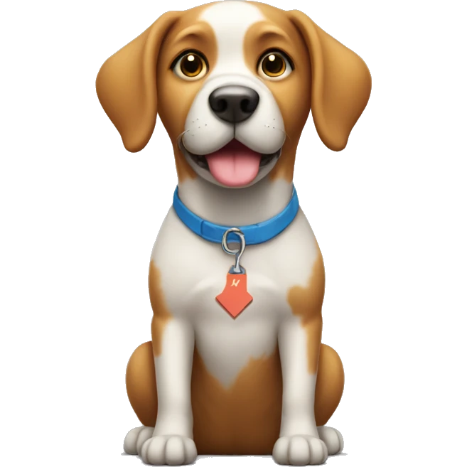 dog doing math emoji
