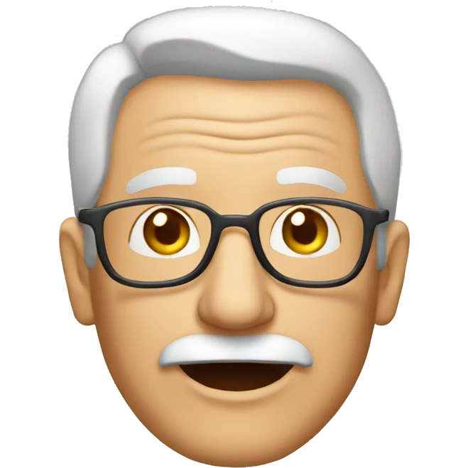 un abuelo con fajos de billetes emoji