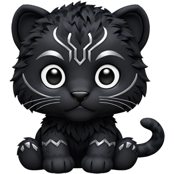 Black panther plushie emoji