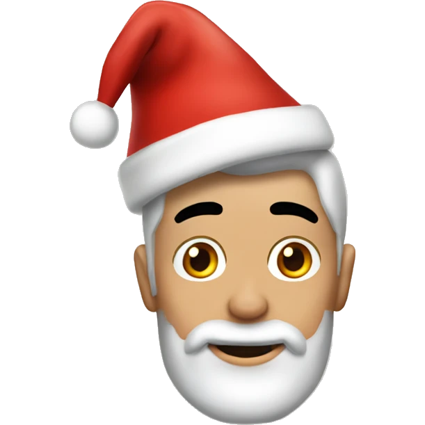 cristiano ronaldo with santa hat emoji