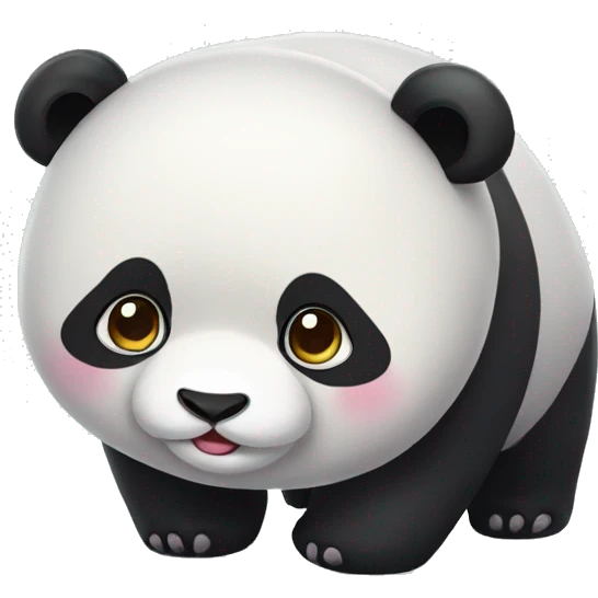 fat cute panda emoji