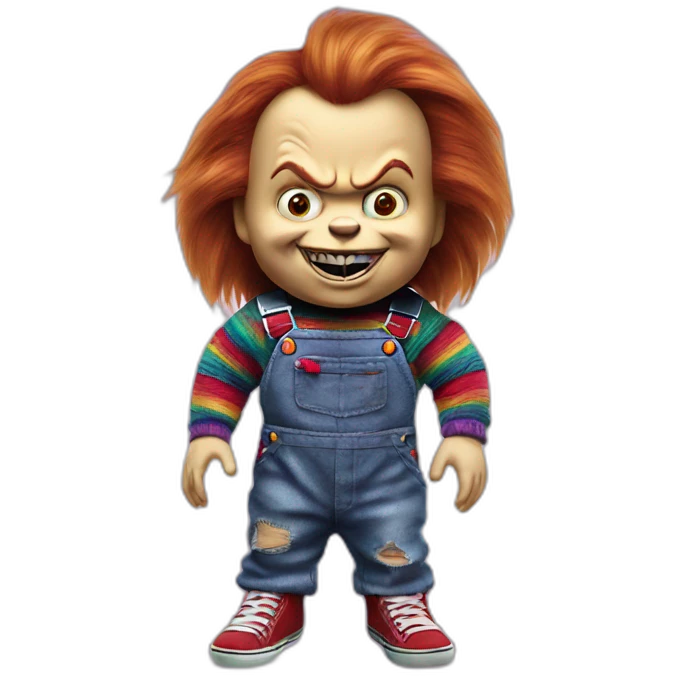 Chucky as cheese emoji