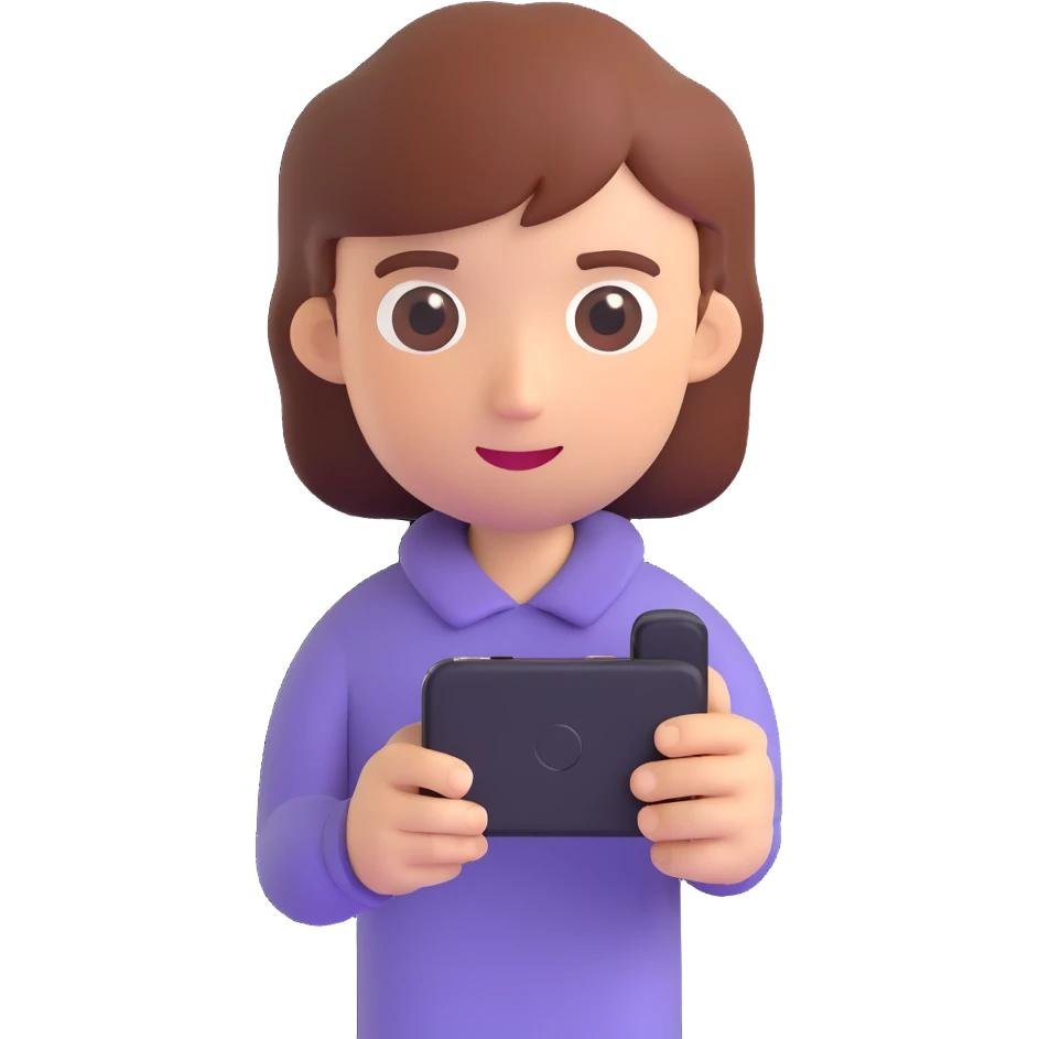 a boss with a smartphone emoji