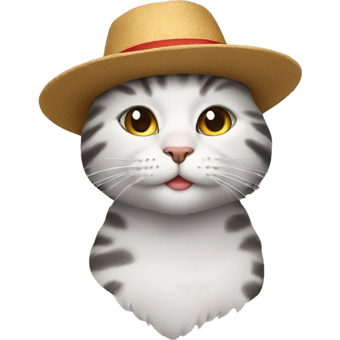 Cat with hat emoji