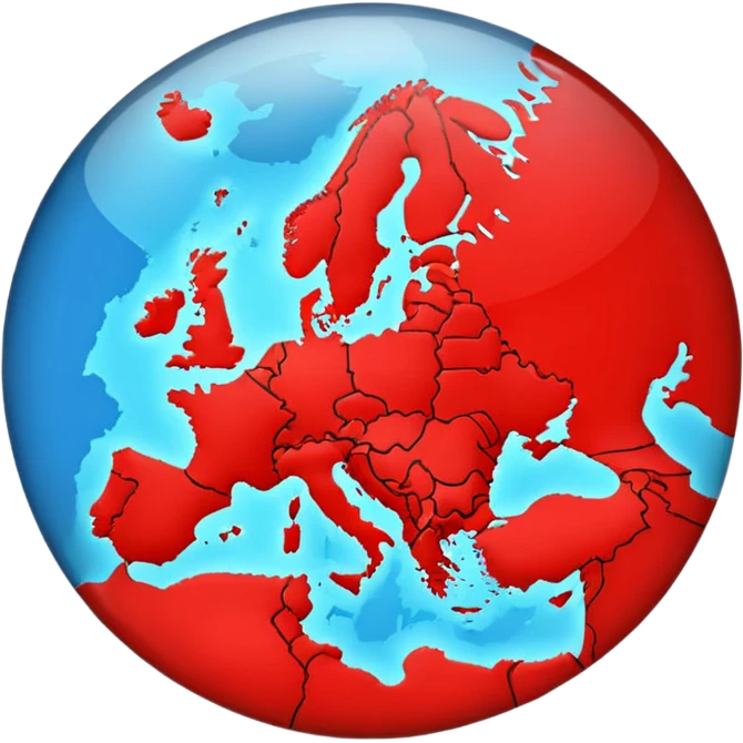 Point in europe map emoji