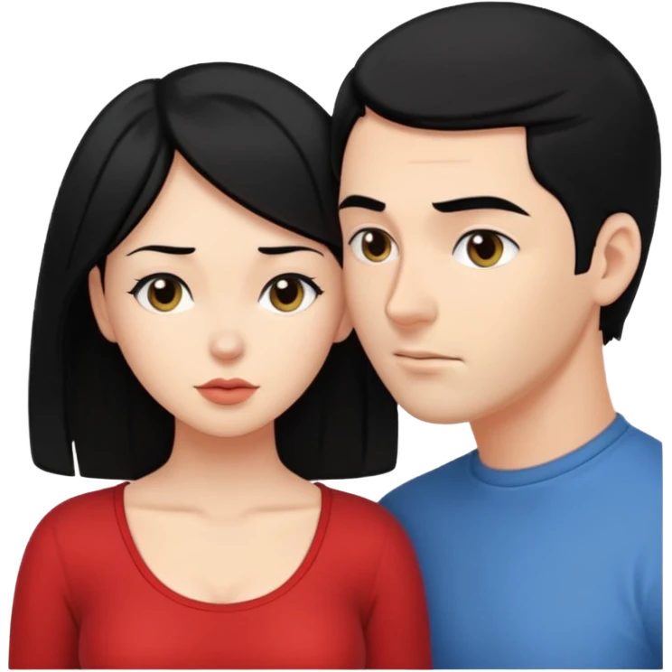 I want an female with black hair in doggystyle sex position with her head facing me and her ass facing away & then a guy behind her eating her ass emoji