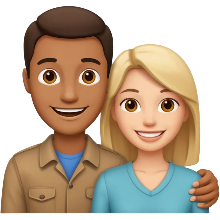 man and woman couple emoji