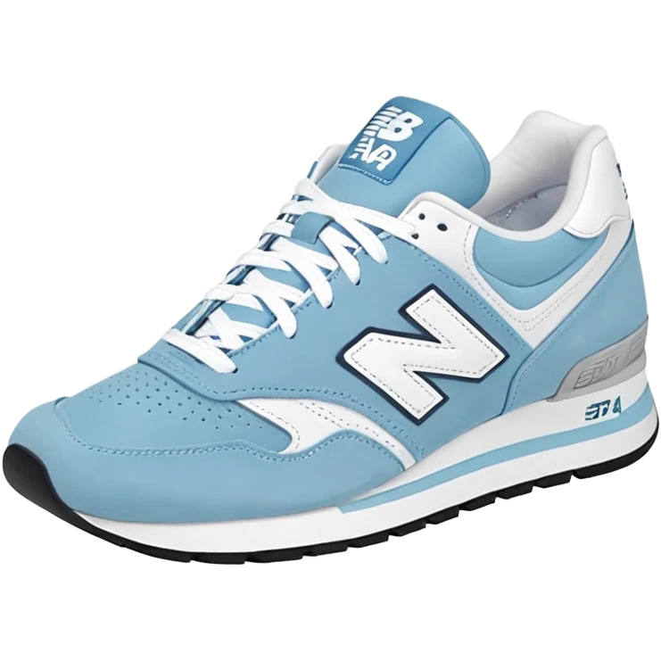 New balance 740 ice blue shoes emoji