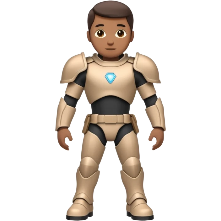 Un photographe high tech du futur, avec du matériel, une armure de terrain à la super héro. emoji