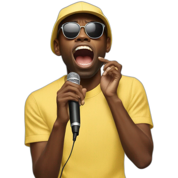 tyler the creator singing emoji