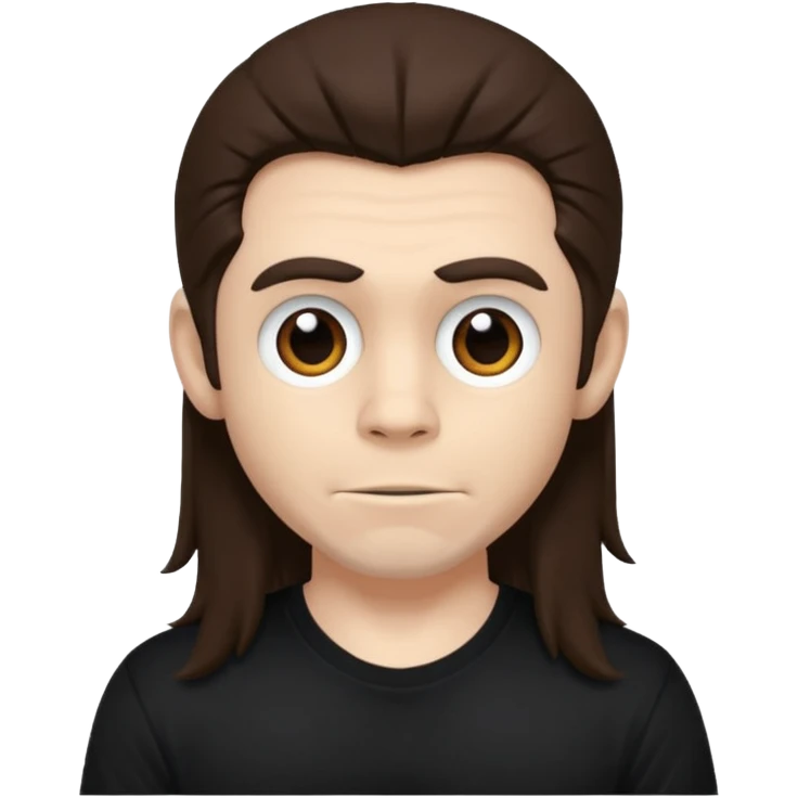 James "Munky" Shaffer with long dark brown hair emoji