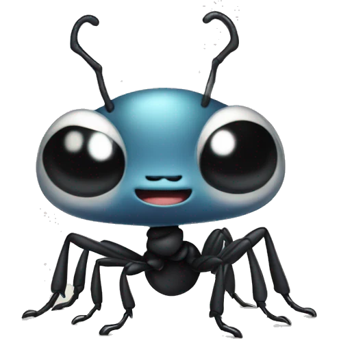 cute chibi cartoon ant emoji