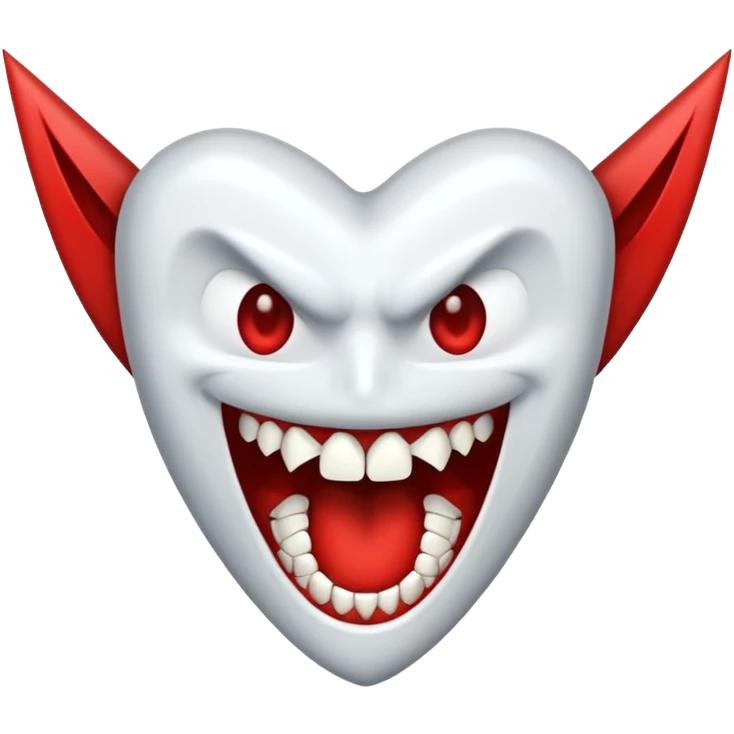 Vampire teeth  emoji