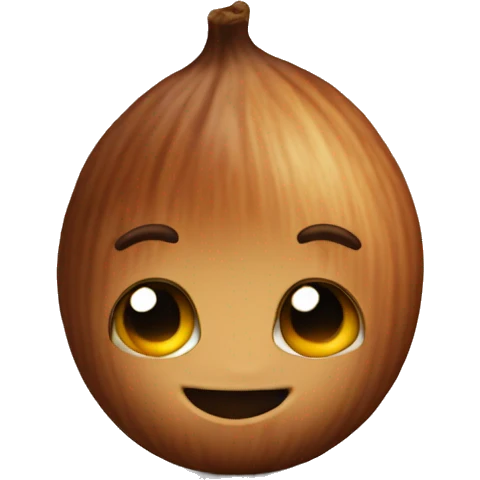Hazelnut emoji