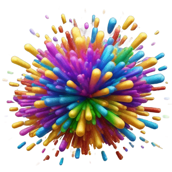 Sparkle Glitter explosion emoji
