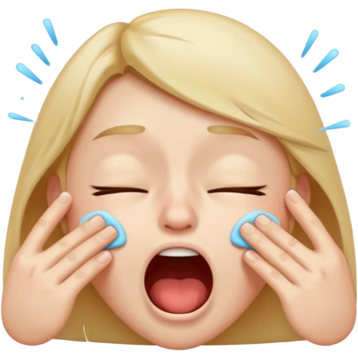 sneezing face emoji, clear expression emoji