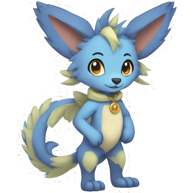 Anthro Sona Fakemon Full Body emoji