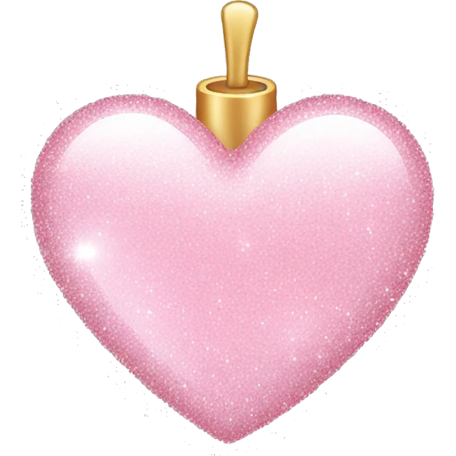 Light pink sparkly heart emoji