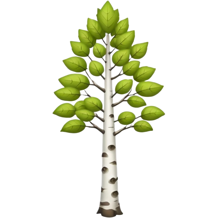 birch tree emoji