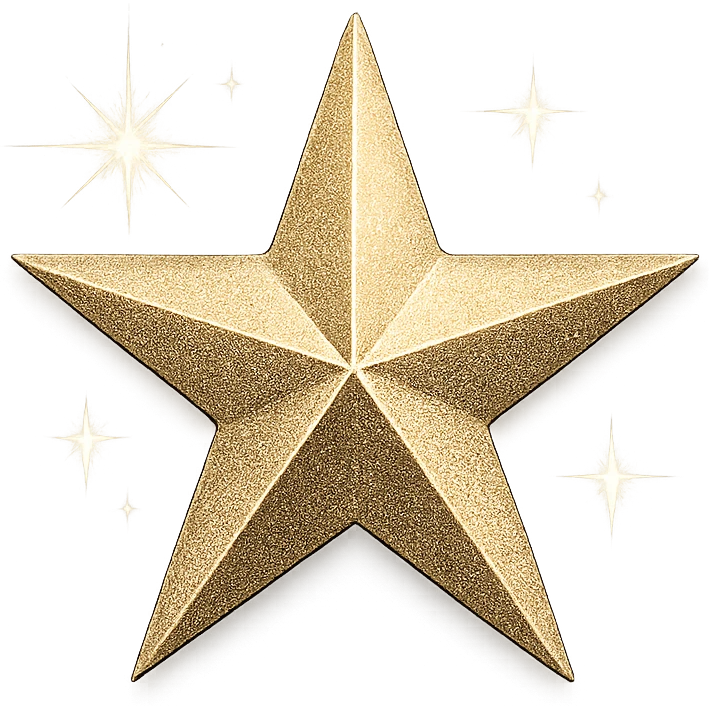 small star, glamorous and stylish emoji