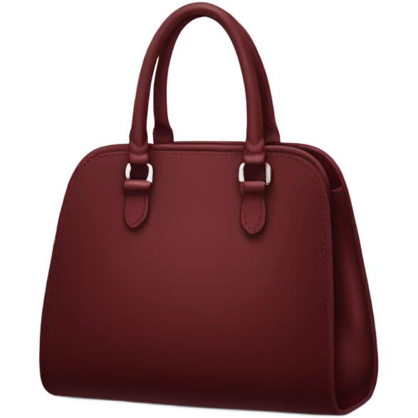 dark red handbag emoji