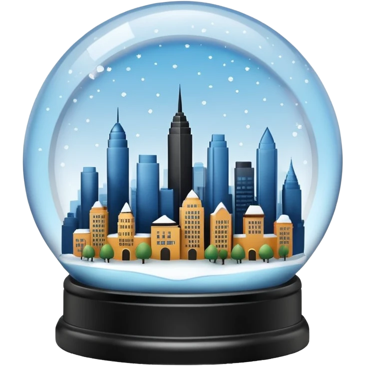 City skyline globe emoji